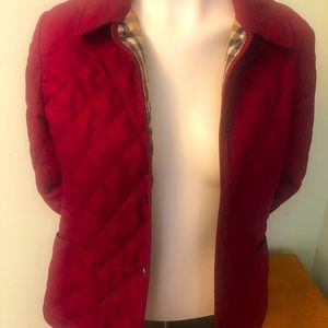 AUTHENTIC BURBERRY JACKET IN BURGUNDY SIZE XS
